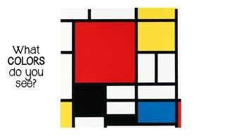 Piet Mondrian Art Lesson by Pamela Casagrande | TPT