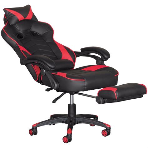 Revolution Red Gaming Chair with Footrest | Y-310A BLK/RED | | AFW.com