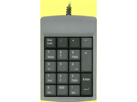 KBC-SC30 - 18 Key numeric keypad, USB, Data Sheet