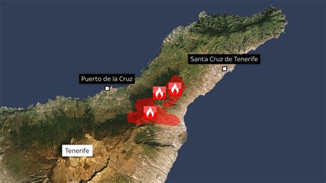 Tenerife wildfires: Tourists watch in horror as blaze spreads across island forcing thousands to ...