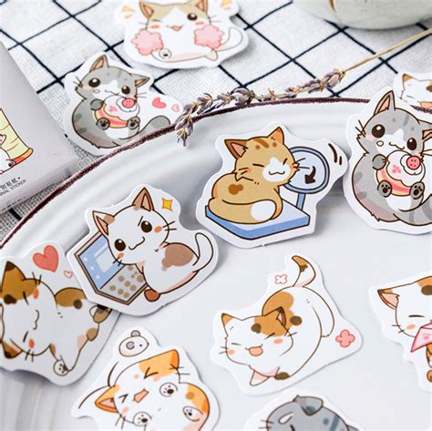 Little Chibi Cat Stickers | Kawaii Pen Shop