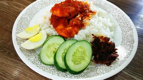 Resepi Nasi Lemak Sambal Udang - YouTube