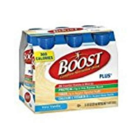 Boost Plus Very Vanilla Flavor Nutrition Drink, 8 Fl. Oz., 6 Pack ...