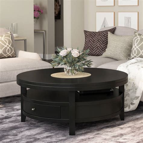 Modern Round Coffee Table With Storage / Luxury Modern Round Coffee Table With Storage Lift Top ...
