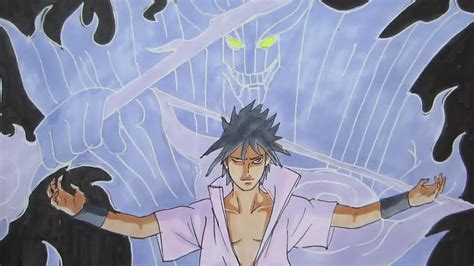 Drawing Sasuke Susanoo - YouTube