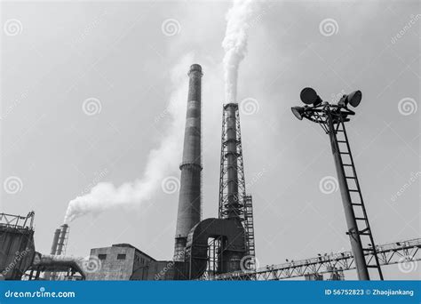 Steel Mills Smoke Pollution Stock Image - Image of china, disasters ...