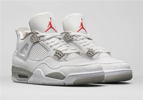 Air Jordan 4 White Oreo Tech Grey CT8527-100 Release Date - SBD