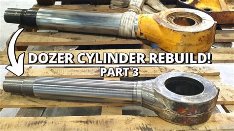 CAT D10 Dozer Cylinder Rebuild | Part 3 | Making the New Rod - YouTube