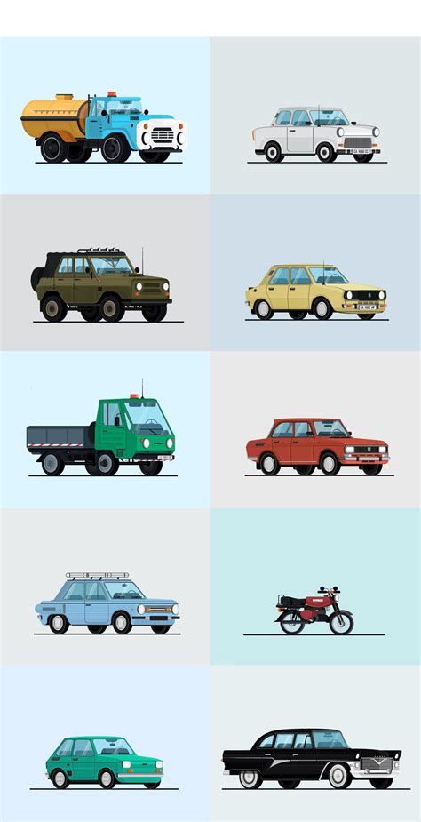 SOVIET CARS on Behance