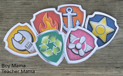 Boy Mama: FREE Paw Patrol Find the Badge Printable Game - Boy Mama ...