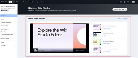 Wix Studio: About the Discover Page | Help Center | Wix.com