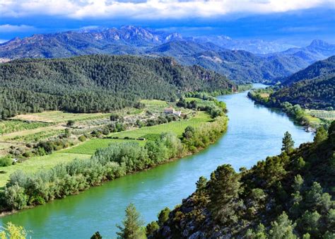 Ebro river stock photo. Image of catalan, land, aerial - 30177142