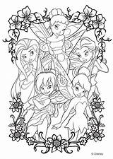 Disney Fairies Tinkerbell Coloring Pages sketch template