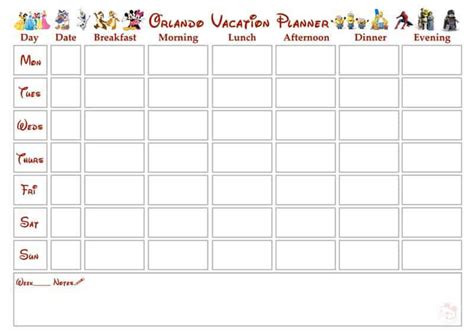 Orlando Vacation + Walt Disney World Planner v2.1 | Free Printable