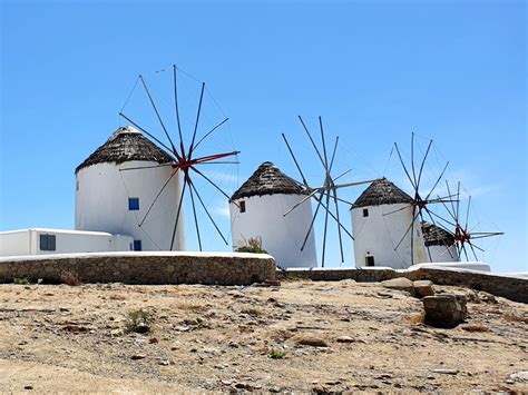 The famous Mykonos windmills