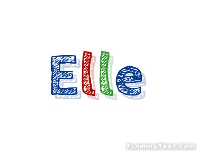 Elle Logo | Free Name Design Tool from Flaming Text