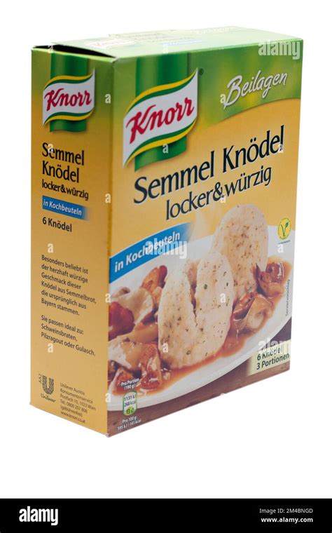 Box of Knorr Semmel Knodel Dumplings Stock Photo - Alamy