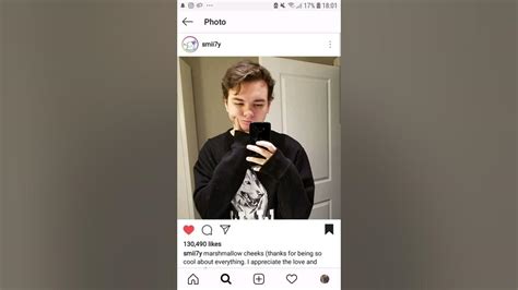 SMII7Y FACE REVEAL ON INSTAGRAM - YouTube