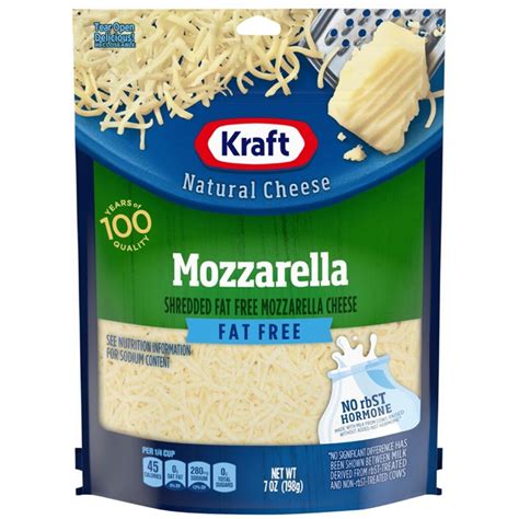 Mozzarella (Fat Free) - Kraft Natural Cheese