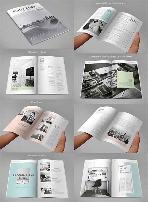 30 Magazine Templates With Creative Print Layout Designs