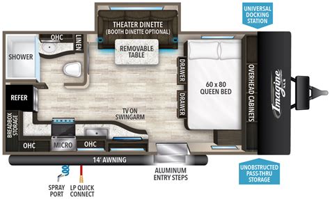 17MKE Imagine XLS Floorplan - Good Life RV