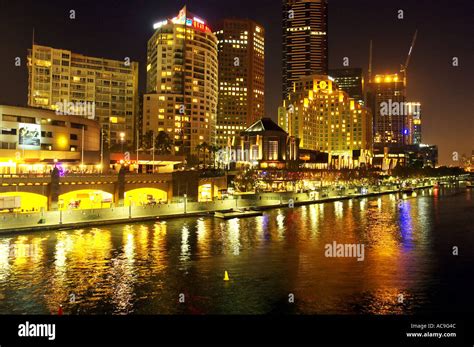 Southbank Yarra River Melbourne Victoria Australia Stock Photo - Alamy