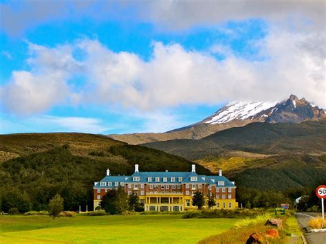 See inside the top suite at the Chateau Tongariro, + the stunning surrounding walks