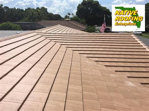 This tile installed by Native Roofing in South Florida is a Eagle Bel Air Flat Concrete Tile and ...