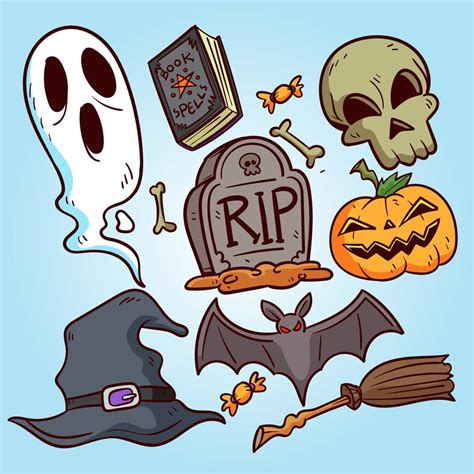 set of funny cartoon monsters halloween 22779683 Vector Art at Vecteezy