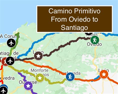 Sindacato celebrare cavolo cinese camino de santiago primitivo map Rischiare composito falegname