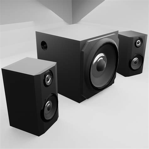 3D Music Speakers Model - TurboSquid 1838755