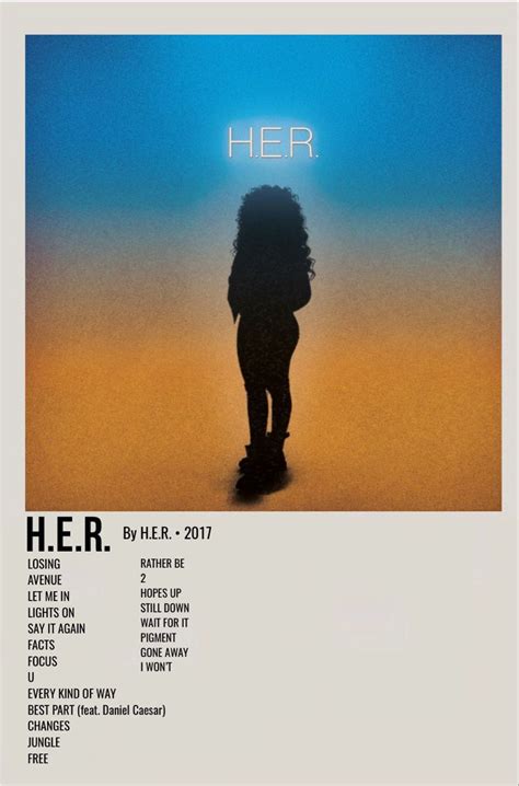 h.e.r. | Music poster, Music album art, Music cover photos