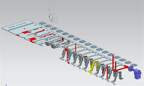 POWSTAR's progressive stamping die strip layout. | Metal stamping, Die stamping, Tool design