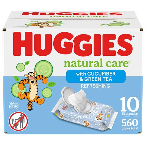 Huggies Refreshing Clean Baby Wipes Disposable Flip-top Packs Scented - Shop Baby Wipes at H-E-B