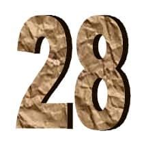 The number 28 (twenty eight). Interesting and fun facts about 28 ...