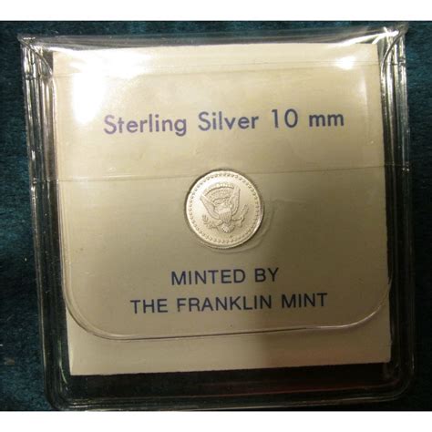 `"The Franklin Mint Presidential Mini Coin Set First Edition Sterling Silver". (35 pcs.) In original