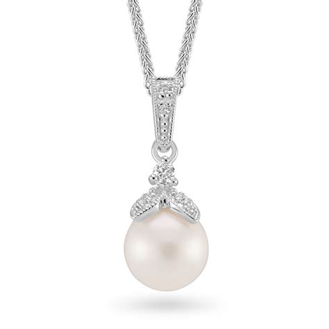 Sterling Silver Freshwater Pearl Pendant C003P