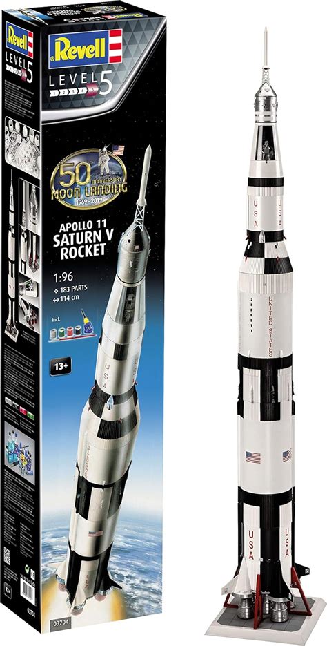 Other Toys, Hobbies InAir E-Z Build Model Kit Saturn V Rocket Shipping ...