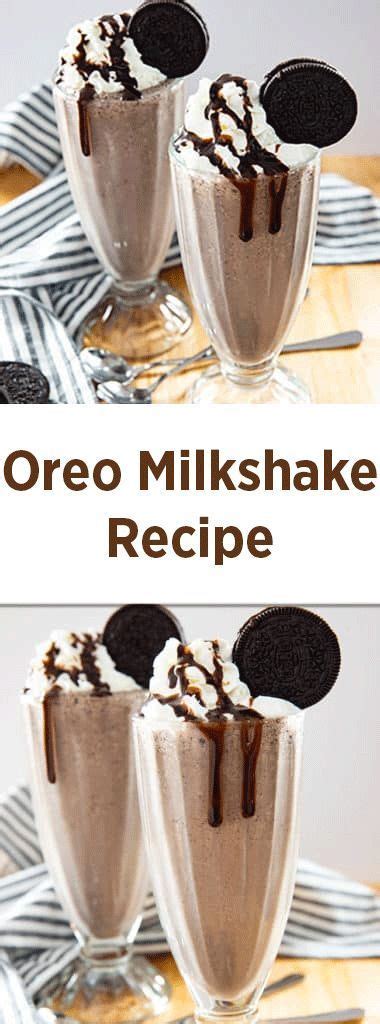 Oreo Milkshake Recipe | Oreo milkshake, Oreo milkshake recipe ...