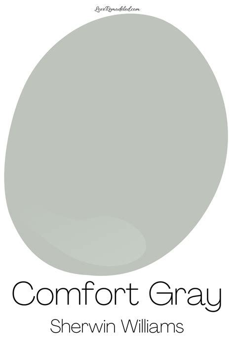 Comfort Gray, a Sherwin Williams Green Paint Color | Comfort gray, Sherwin williams gray ...
