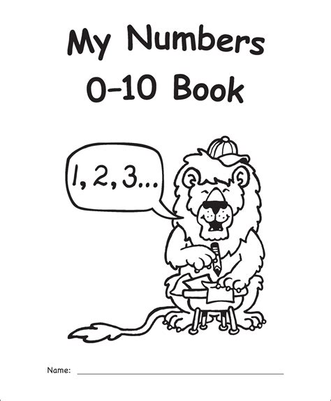 My Own Numbers 0–10 Book - TCR60006 | Teacher Created Resources