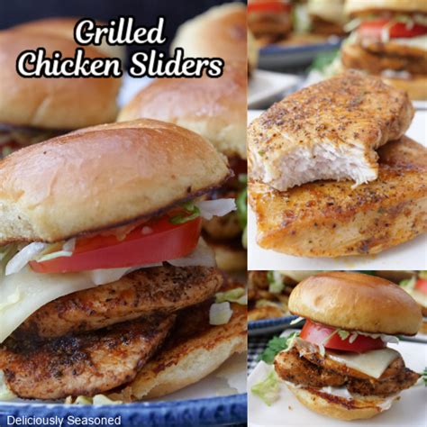 Grilled Chicken Sliders - Deliciously Seasoned