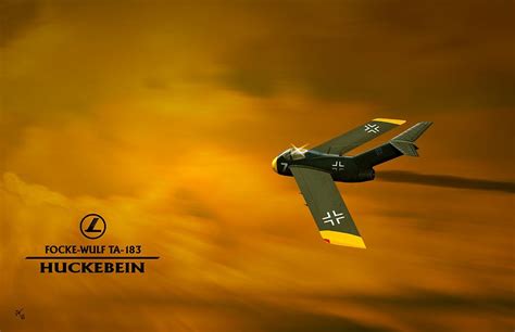 Focke Wulf TA 183 Digital Art by John Wills - Fine Art America