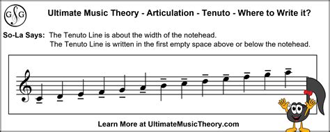 Articulation #5 - Tenuto - Ultimate Music Theory