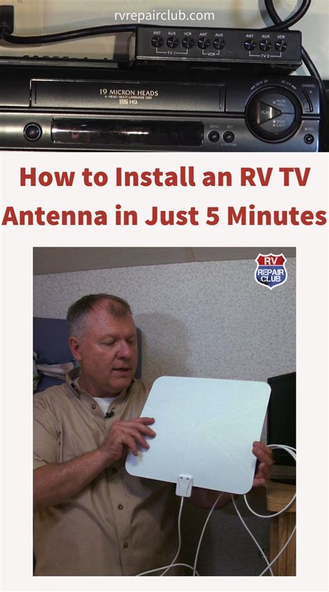 Installing a Temporary RV TV Antenna in 2021 | Rv tv, Tv antenna, Antenna