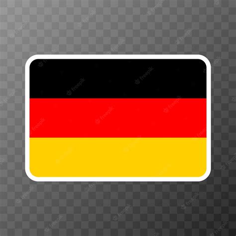 Premium Vector | Germany flag official colors and proportion vector ...