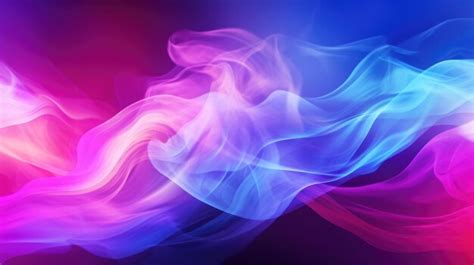 Premium AI Image | Neon smoke art of light background