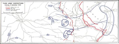 [Map] Map depicting the dispositions of the US 3rd Army at the evening of 5 Sep 1944 | World War ...