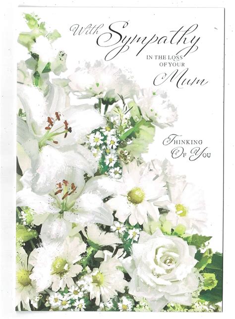 Mum Sympathy Card 'With Sympathy In The Loss Of Your Mum' 5050933079968 | eBay