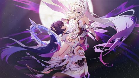 HD wallpaper: anime, anime girls, Kiana Kaslana, Raiden Mei, Honkai ...